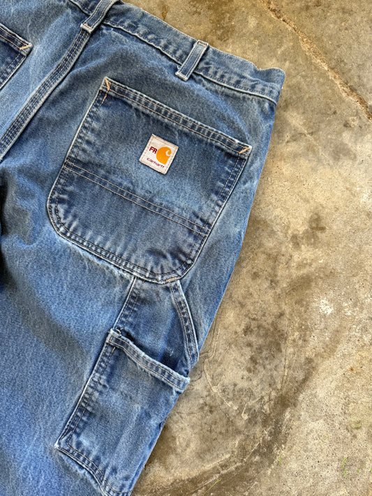 (33 x 34) 00s Carhartt FR Denim Jeans