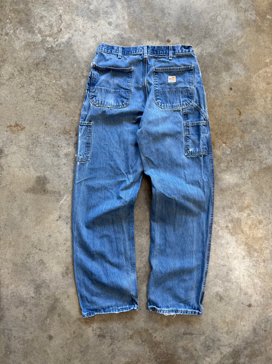 (33 x 34) 00s Carhartt FR Denim Jeans