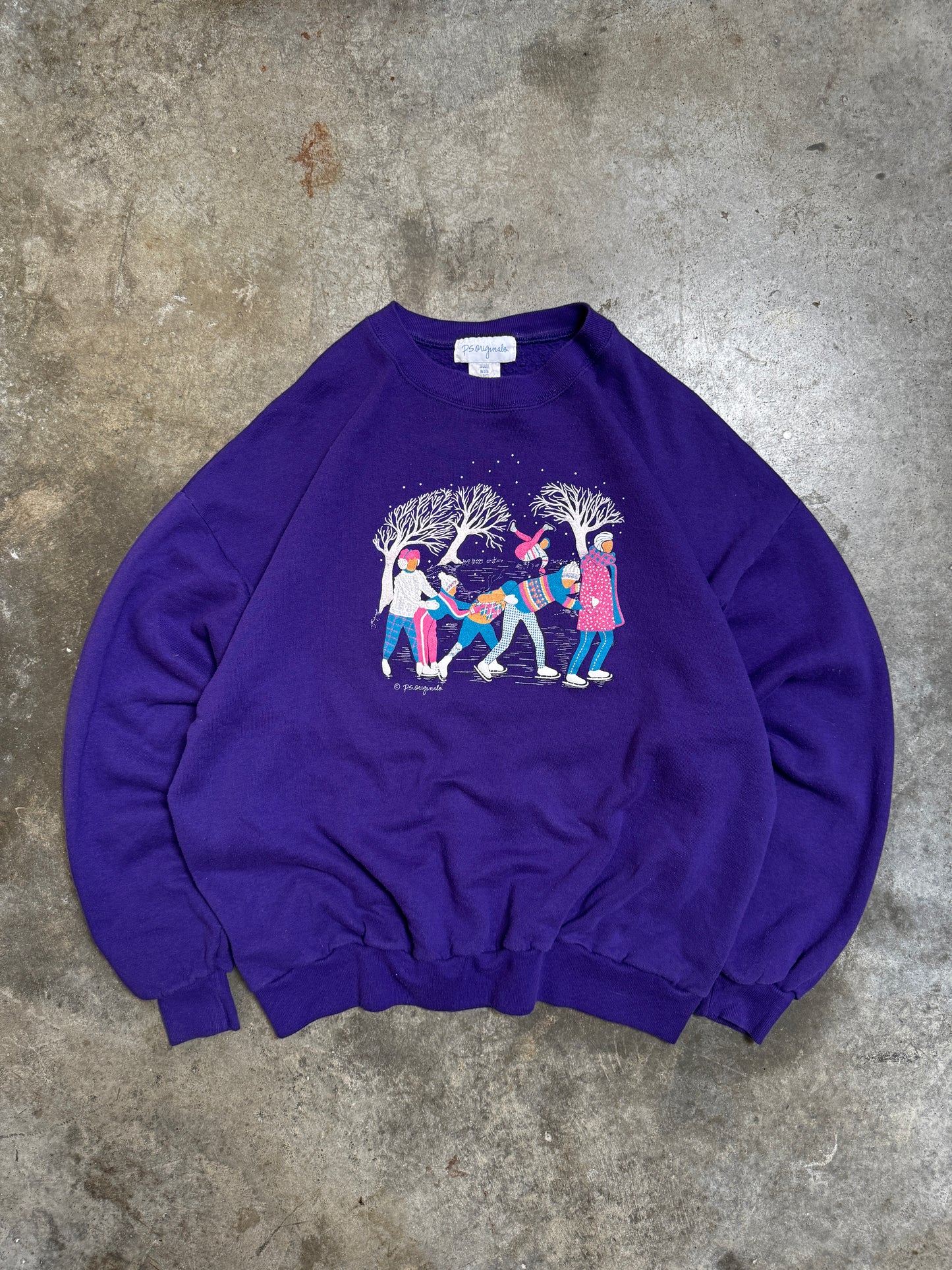 (XX) Vintage Ice Skating Sweatshirt