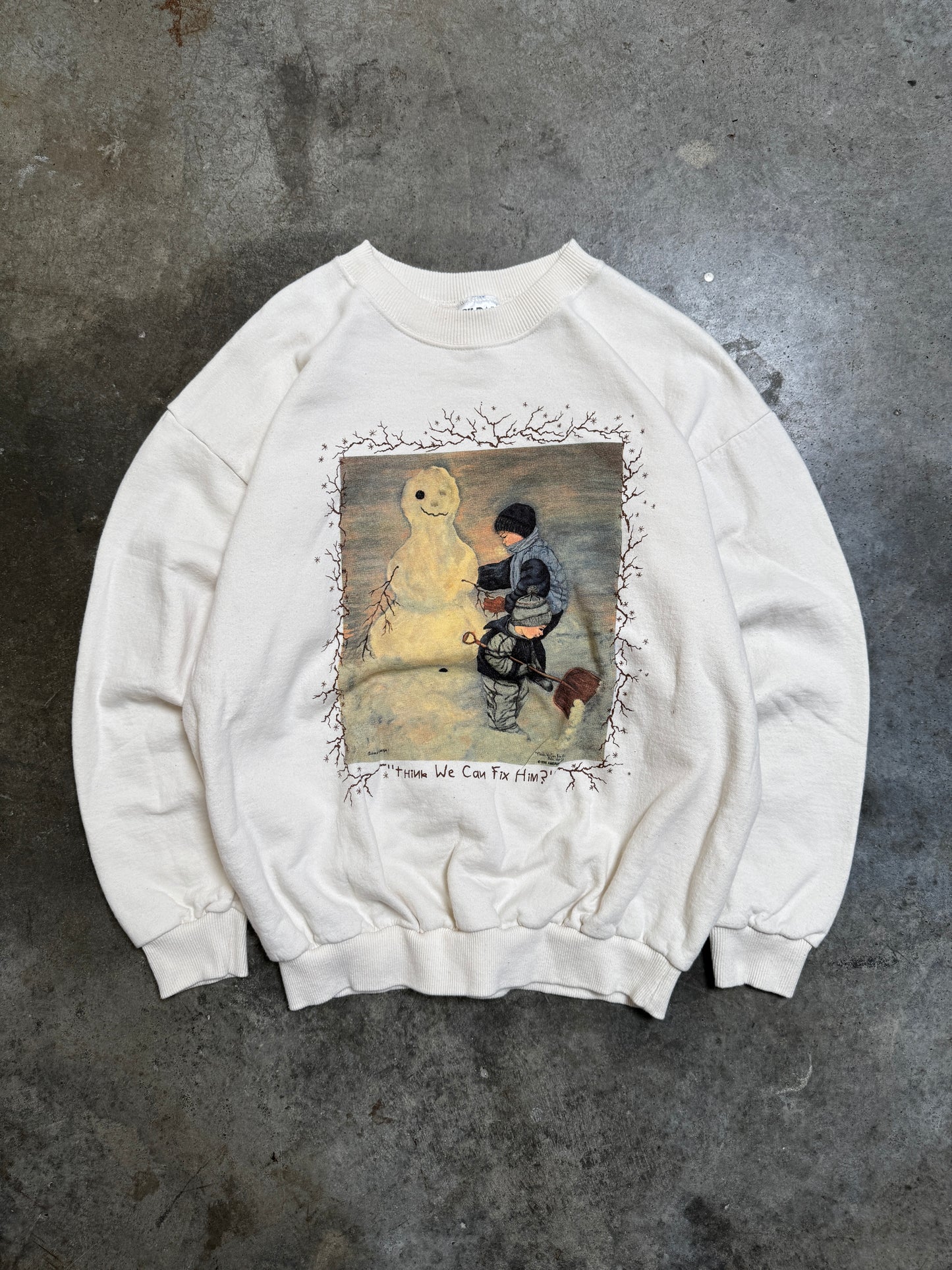 (L) 1996 Winter Snowman Sweatshirt