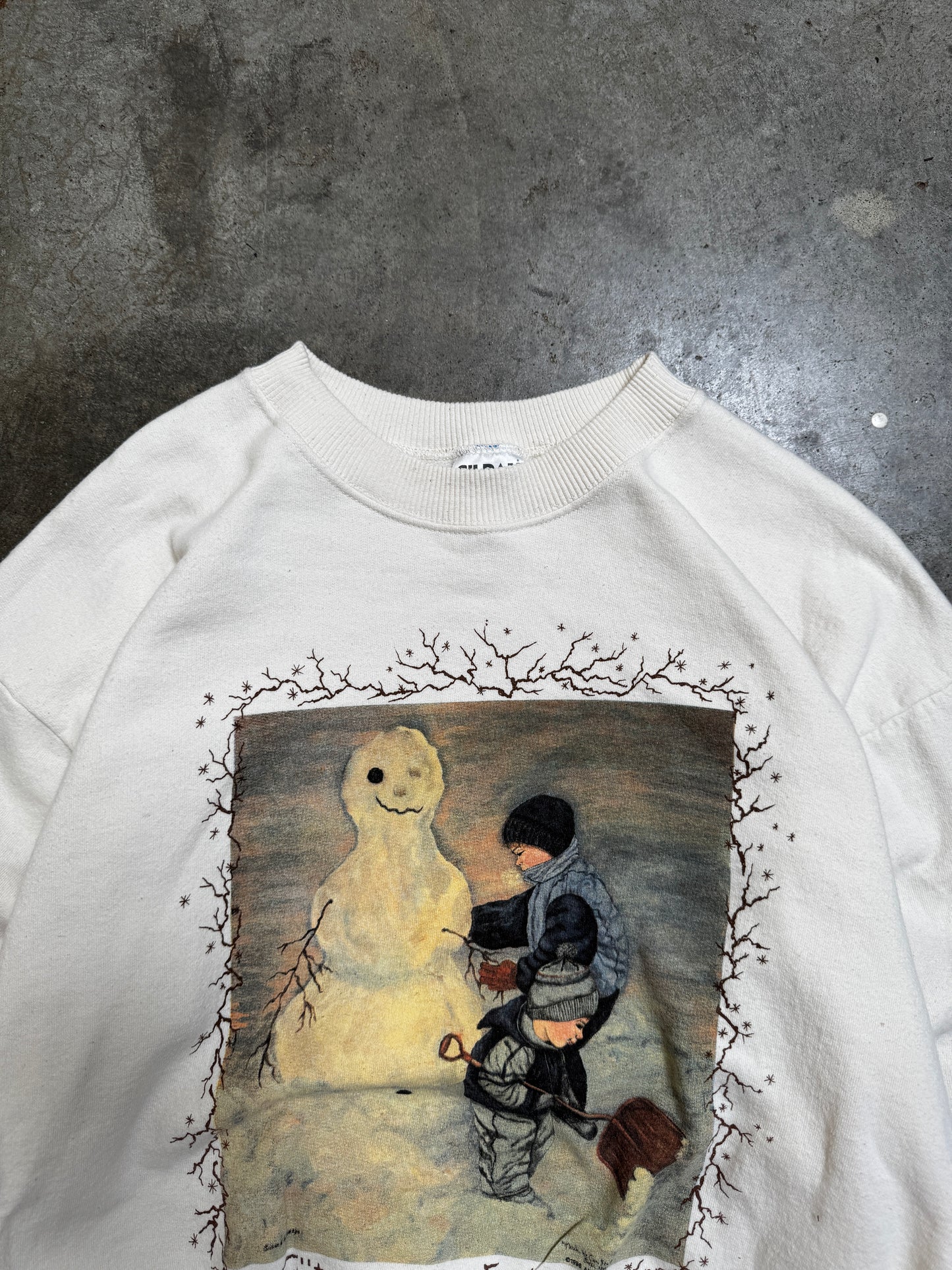 (L) 1996 Winter Snowman Sweatshirt
