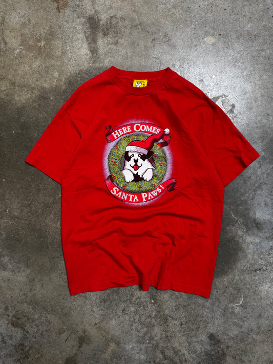 (L) 1998 Vintage Big Dogs Christmas Tee