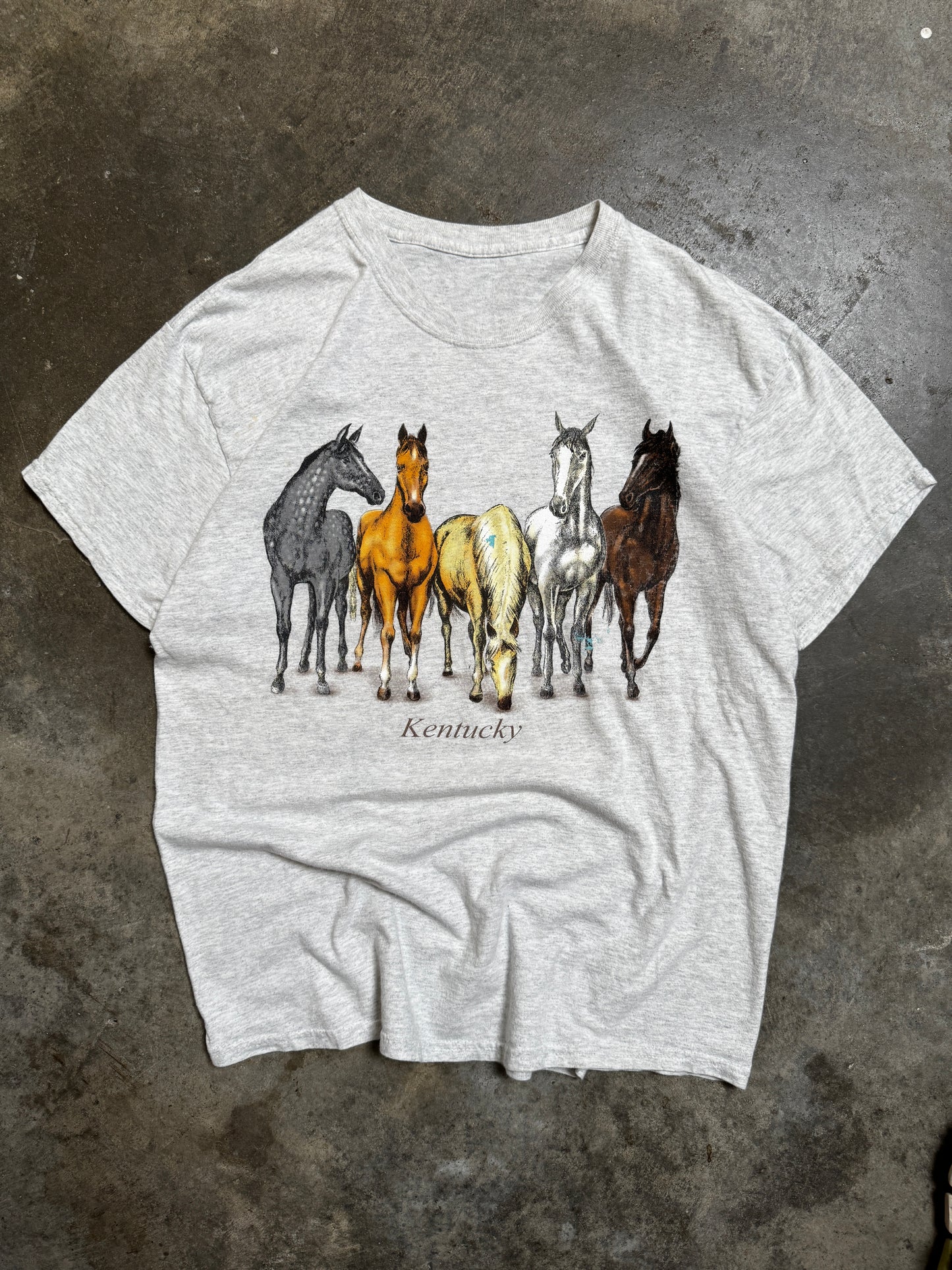(L) 00s Kentucky Horses Tee