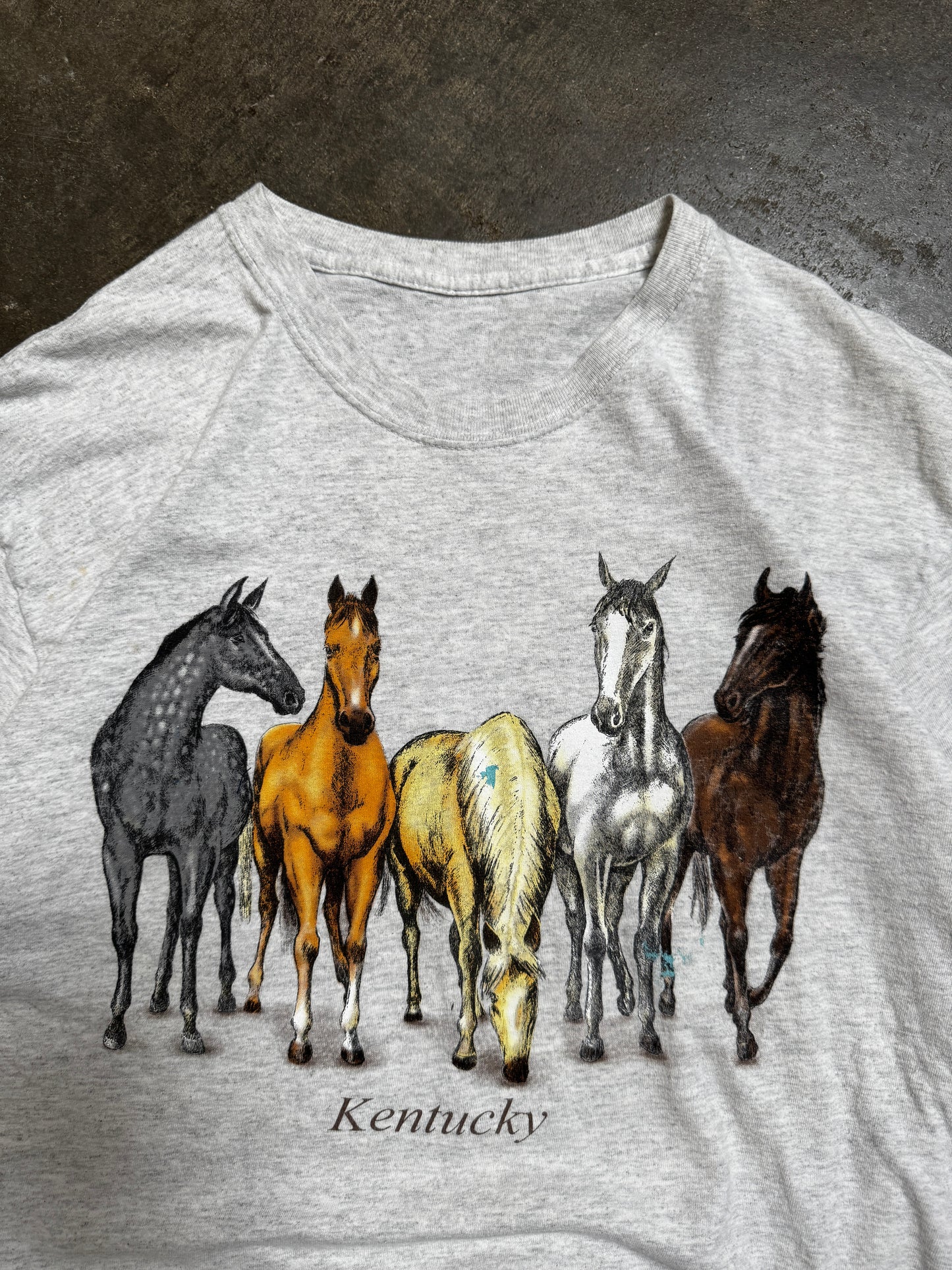 (L) 00s Kentucky Horses Tee