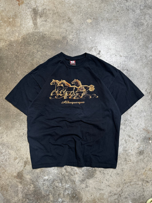 (XXL) Vintage Albuquerque Horses Tee