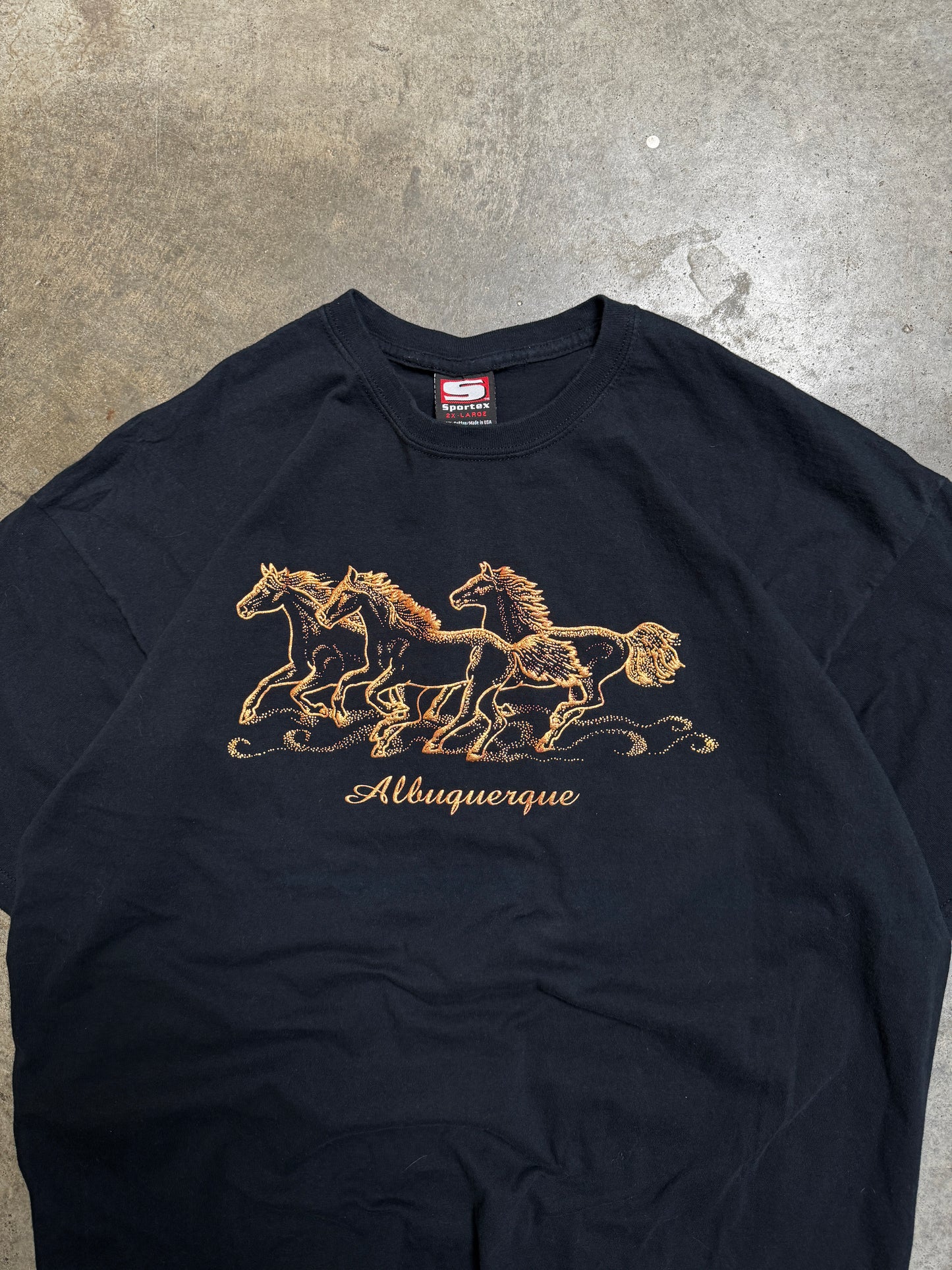 (XXL) Vintage Albuquerque Horses Tee