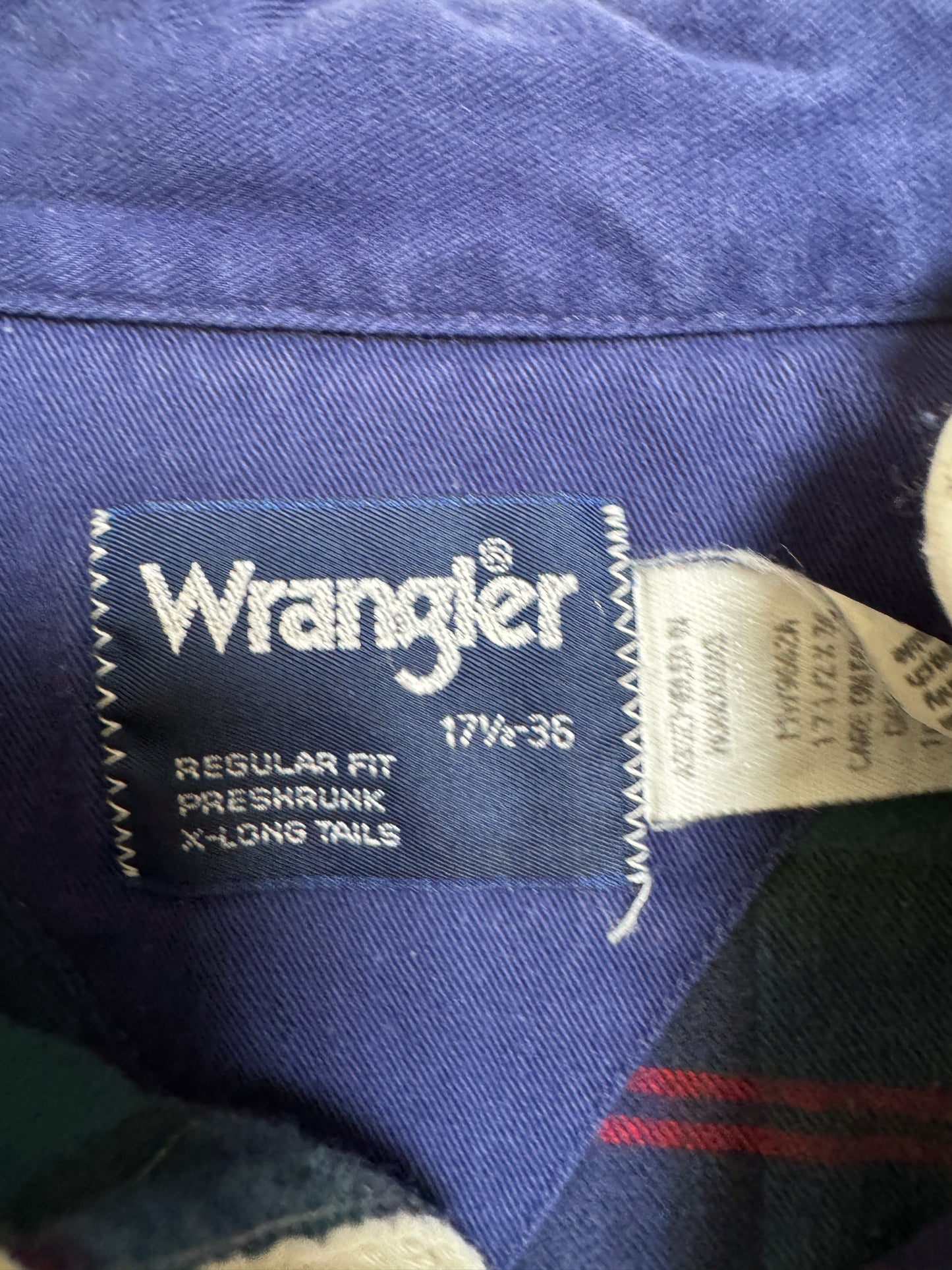 (XL) Wrangler Longsleeve Button-Up