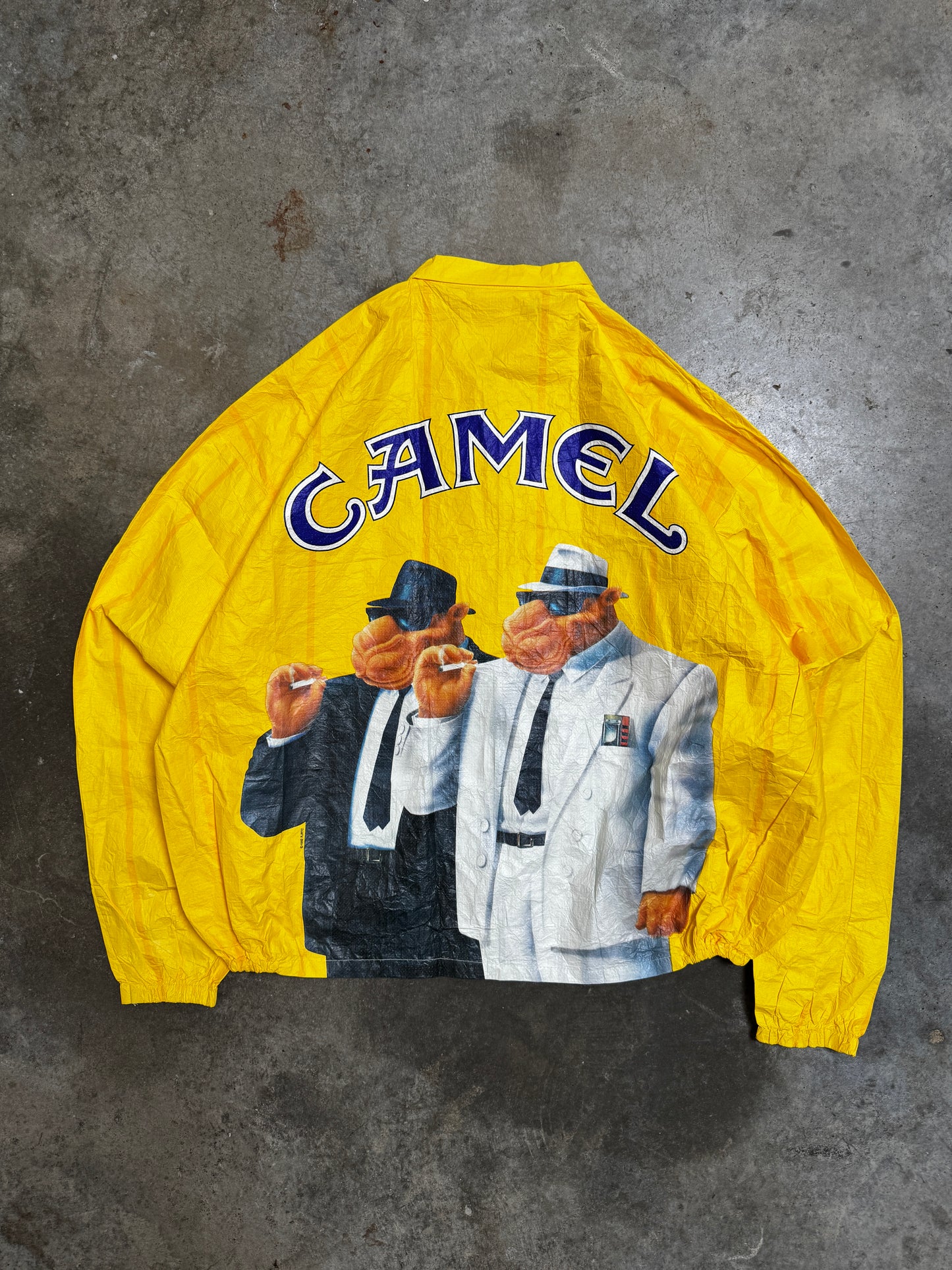 (XL) Vintage Camel Windbreaker
