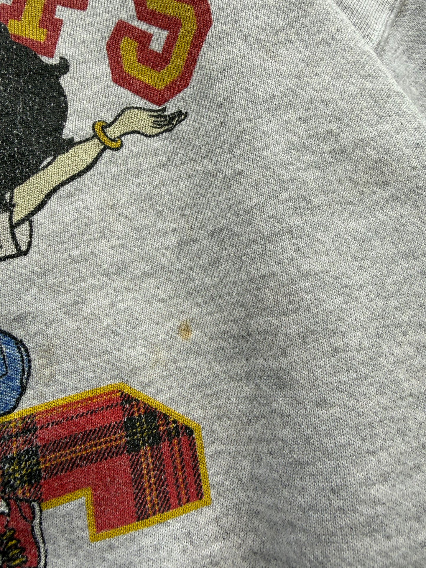 (L) Vintage 90s Betty Boop Chiefs Sweatshirt