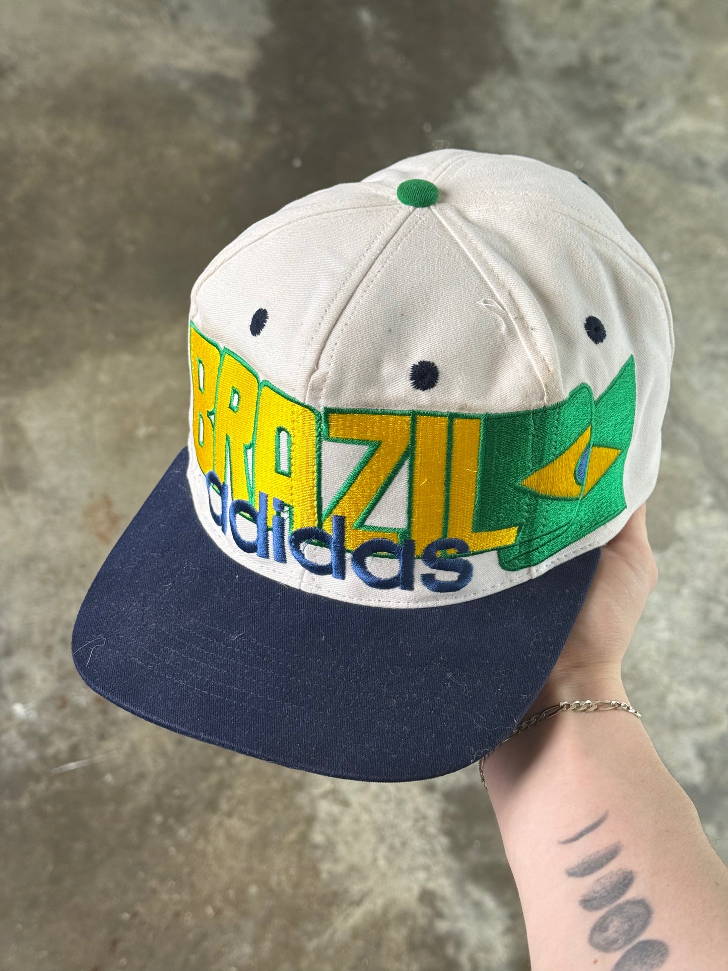 (OS) Vintage Adidas Brazil Hat