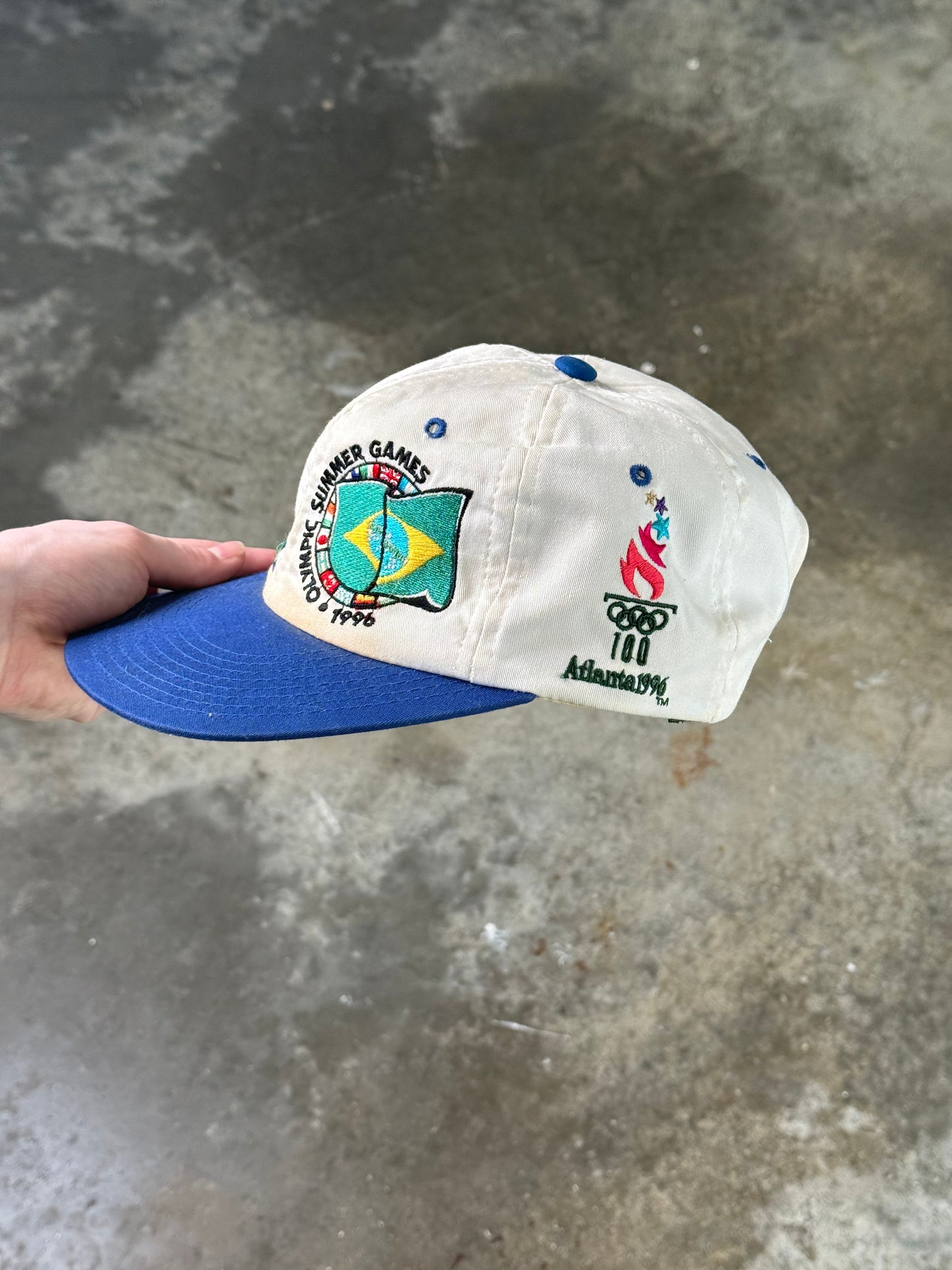 (OS) Vintage Brazil Olympics Hat
