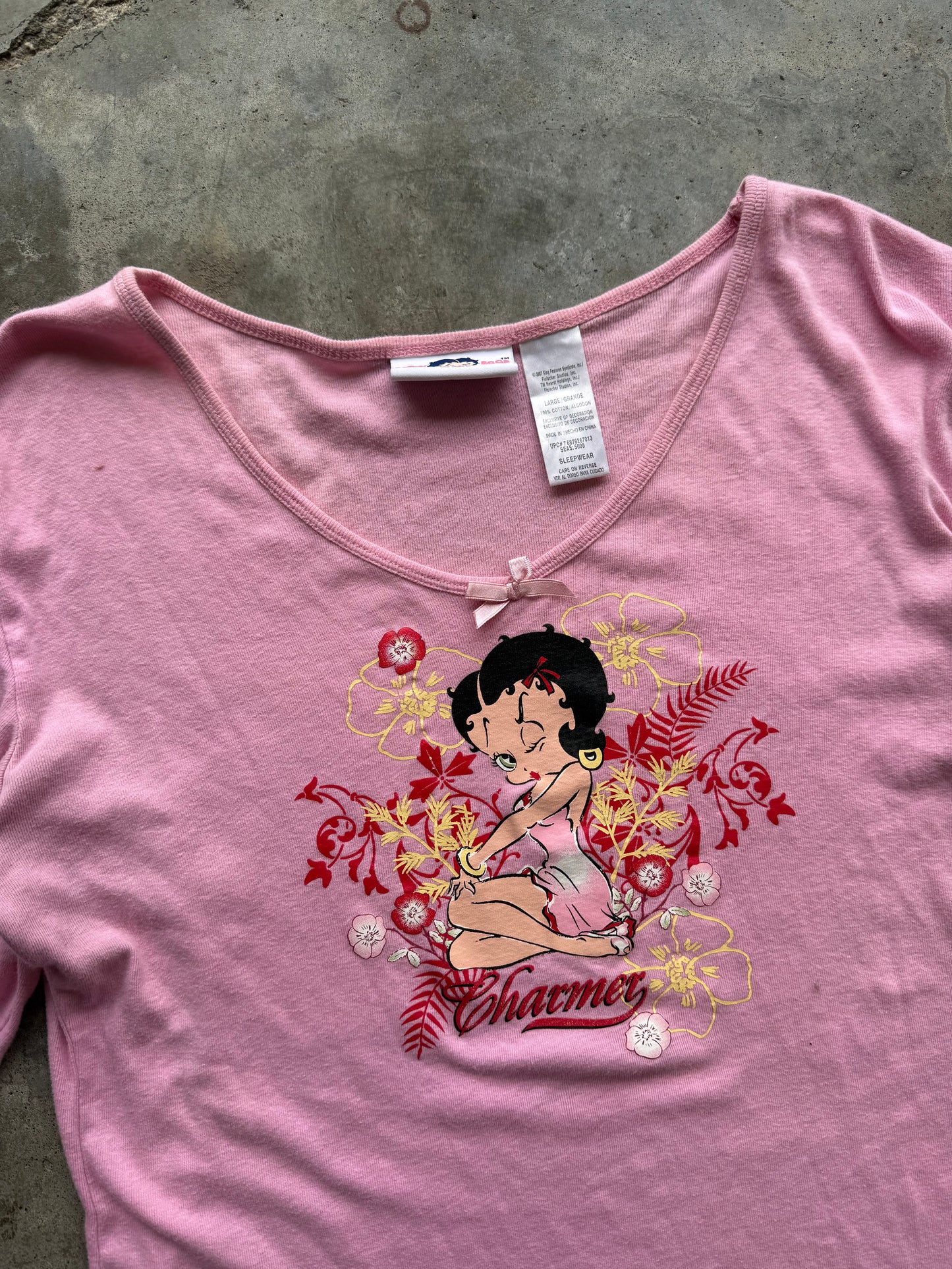 (L) 2007 Betty Boop Charmer Longsleeve