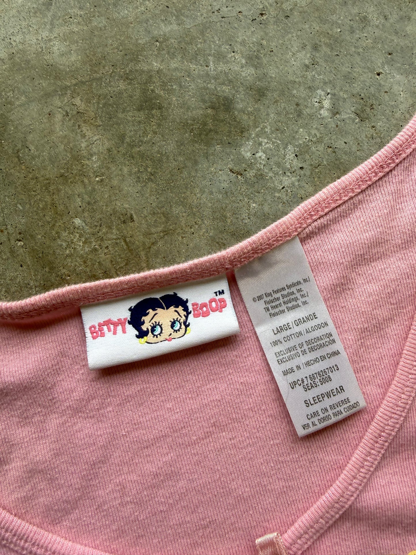 (L) 2007 Betty Boop Charmer Longsleeve