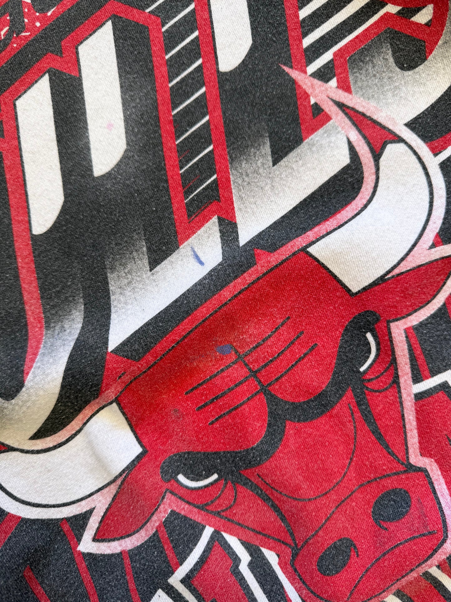 (XL) 00s Bulls AOP Sweatshirt