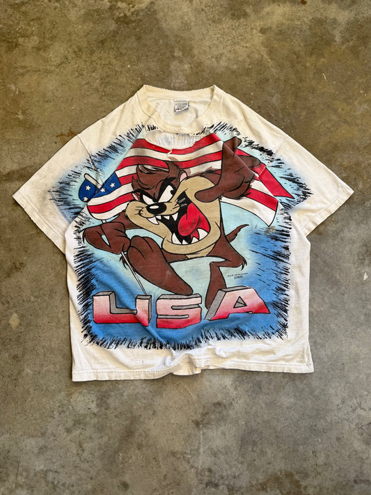 (XL) Vintage Taz USA Tee