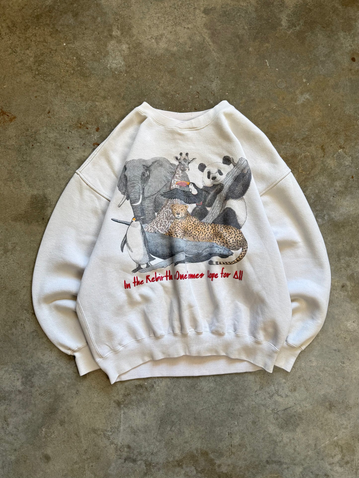 (XL) Vintage Animals Sweatshirt
