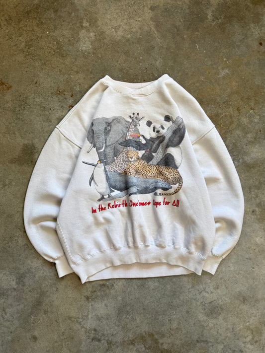 (XL) Vintage Animals Sweatshirt