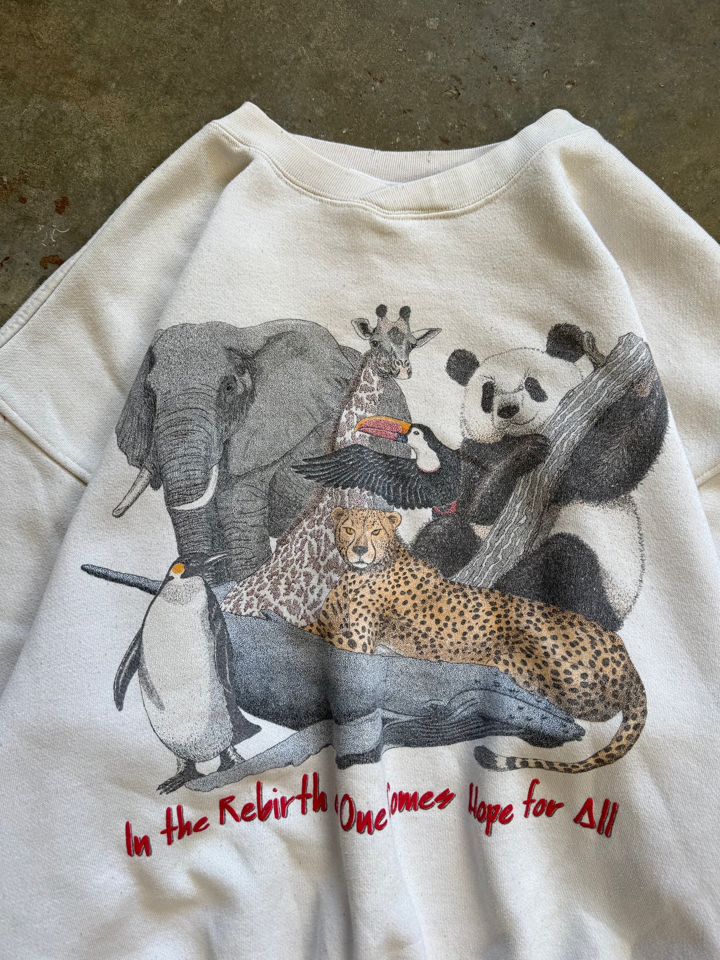 (XL) Vintage Animals Sweatshirt
