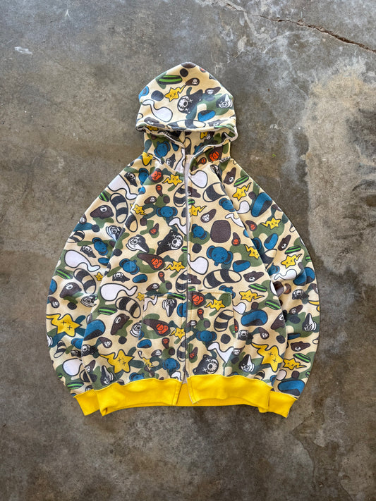 (XL) 00s Bape Baby Milo Full-Zip Jacket