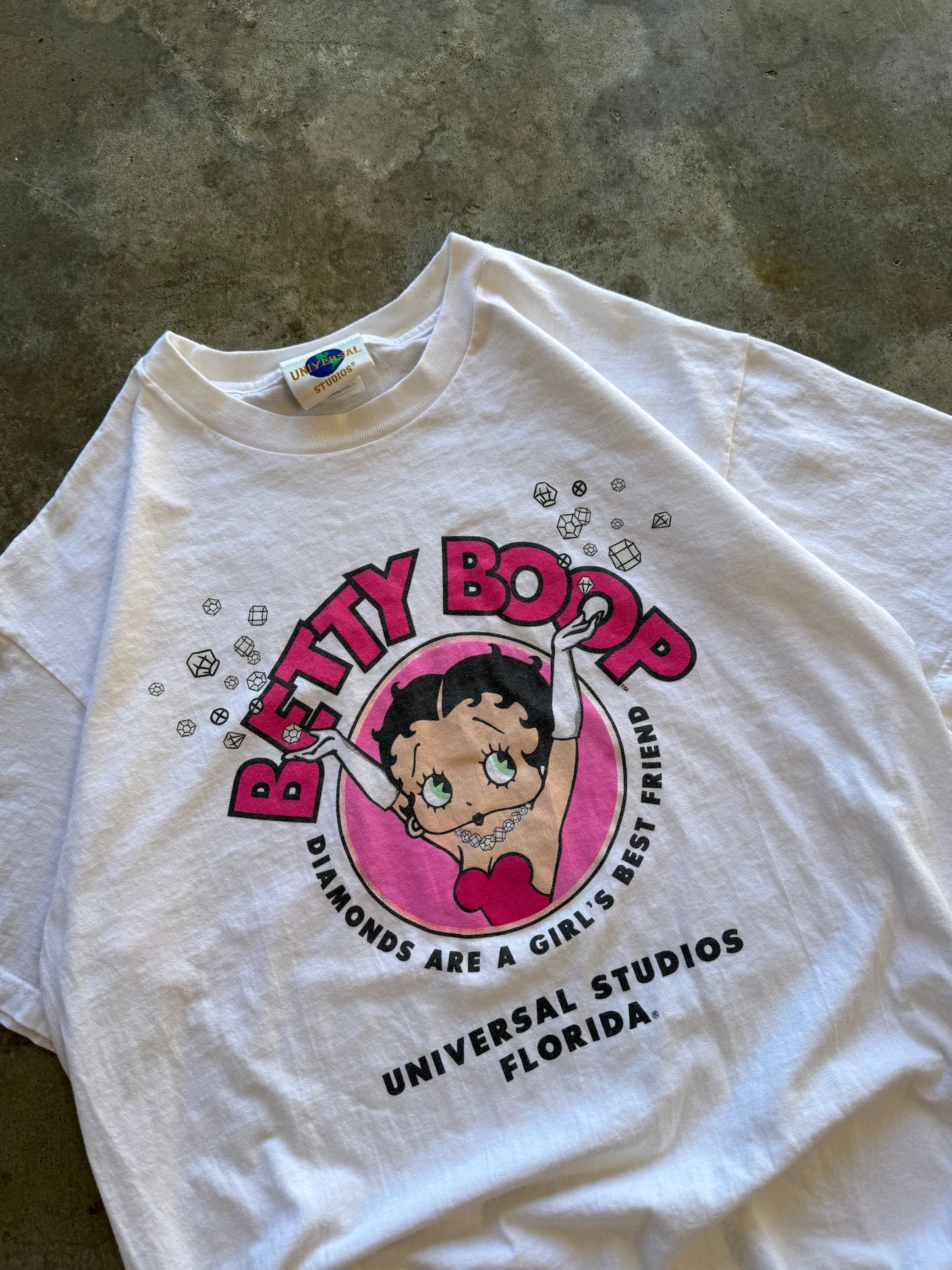 (XL) 1998 Vintage Betty Boop Diamonds Tee
