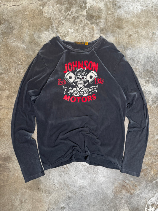 (XL) Vintage Johnson Motors Biker Longsleeve