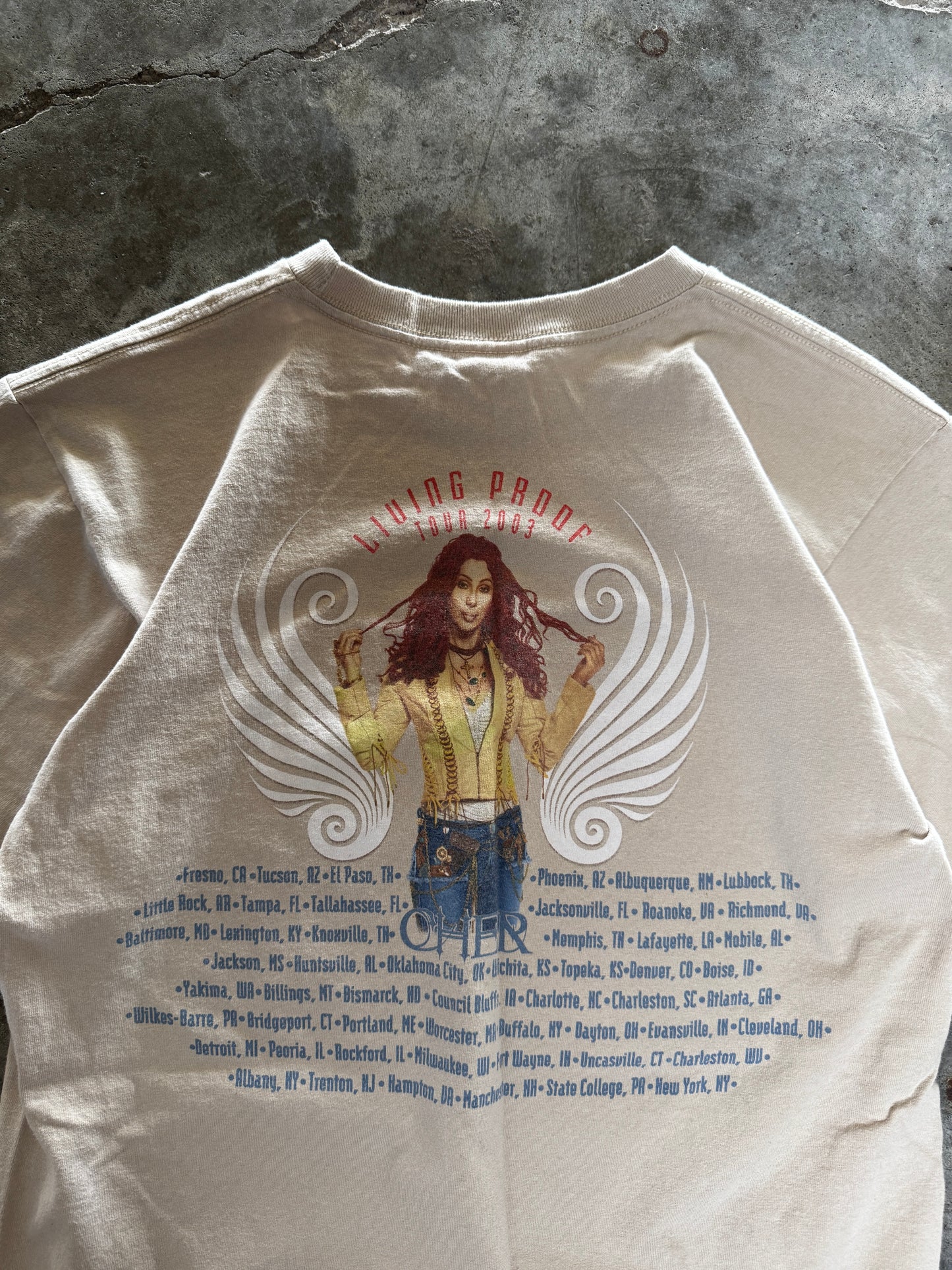 (M) 00s Cher Tour Tee