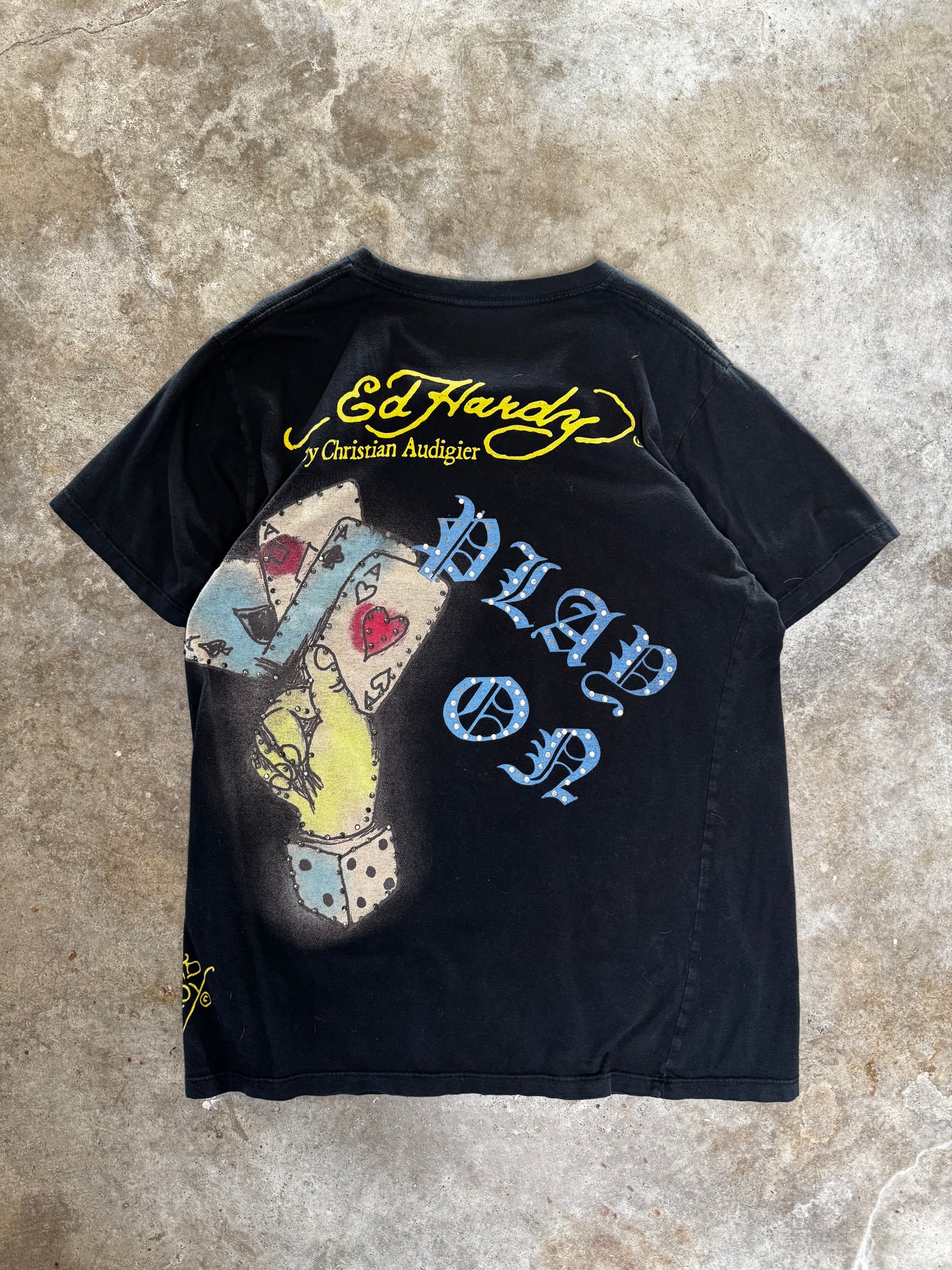(L) 00s Ed Hardy Y2K Tee