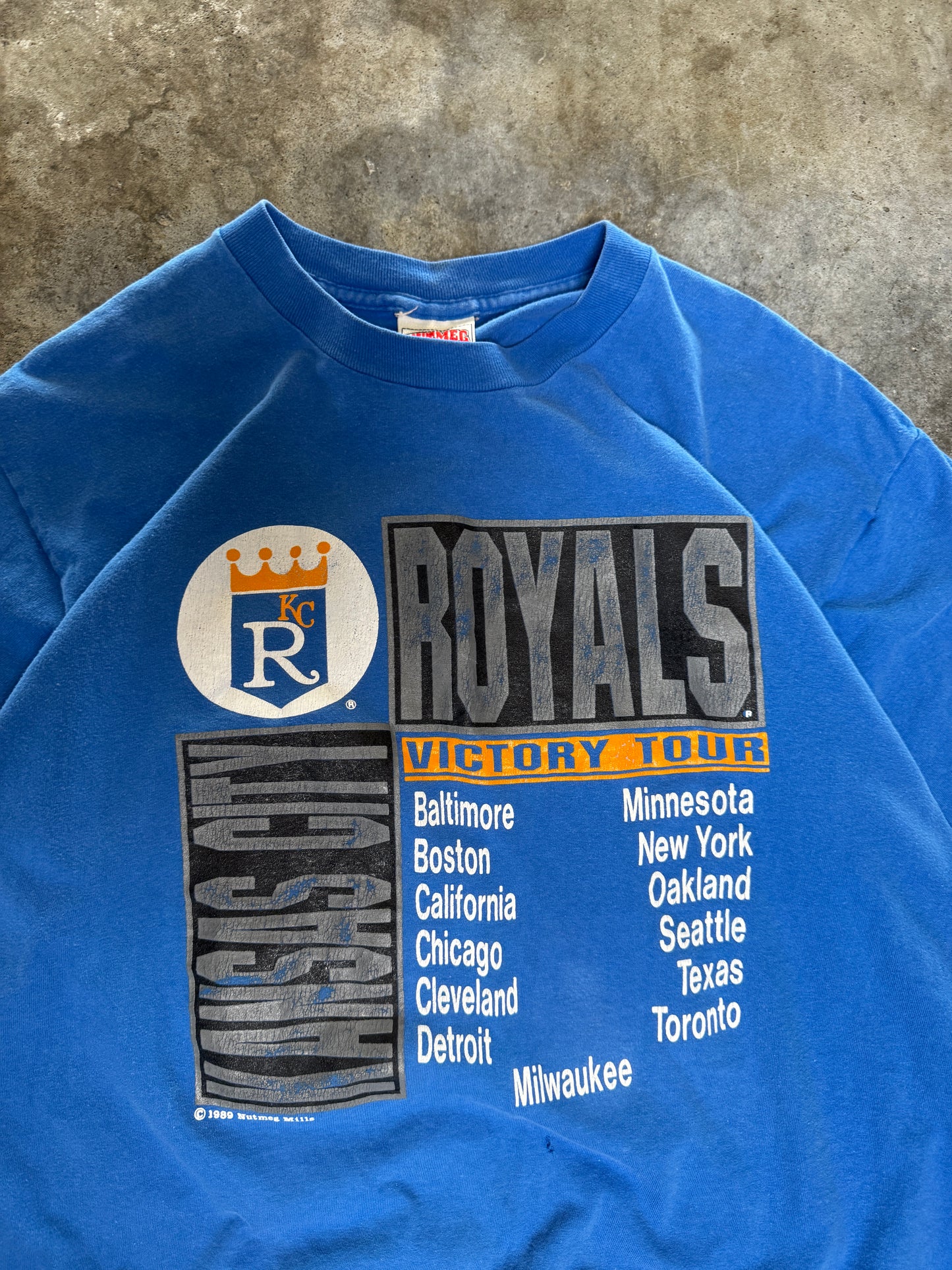 (XL) Vintage 1989 KC Royals Baseball Tee