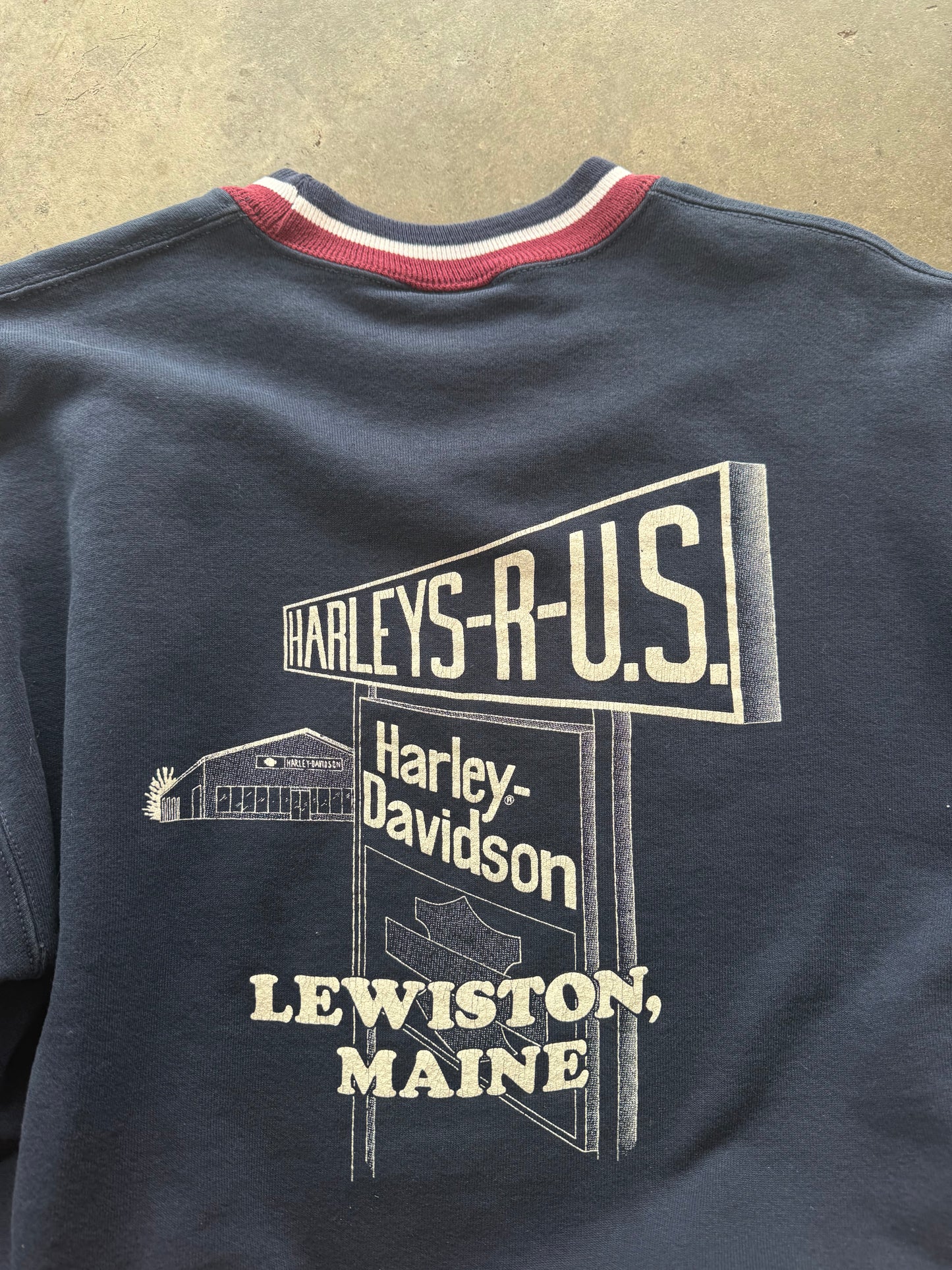 (L) Vintage Harley Davidson Sweatshirt