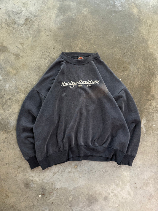 (XL) Vintage Harley USA Sweatshirt