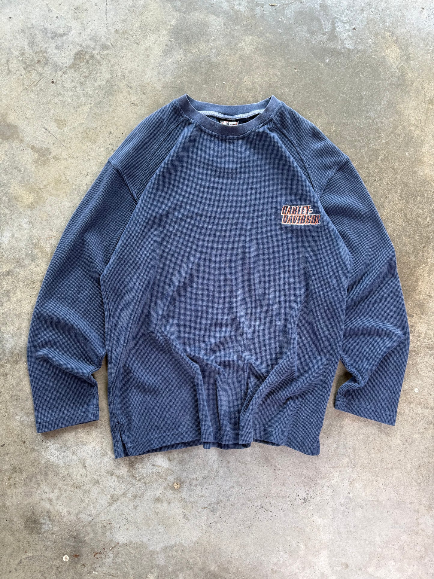 (XL) Vintage Harley Davidson Thermal Longsleeve