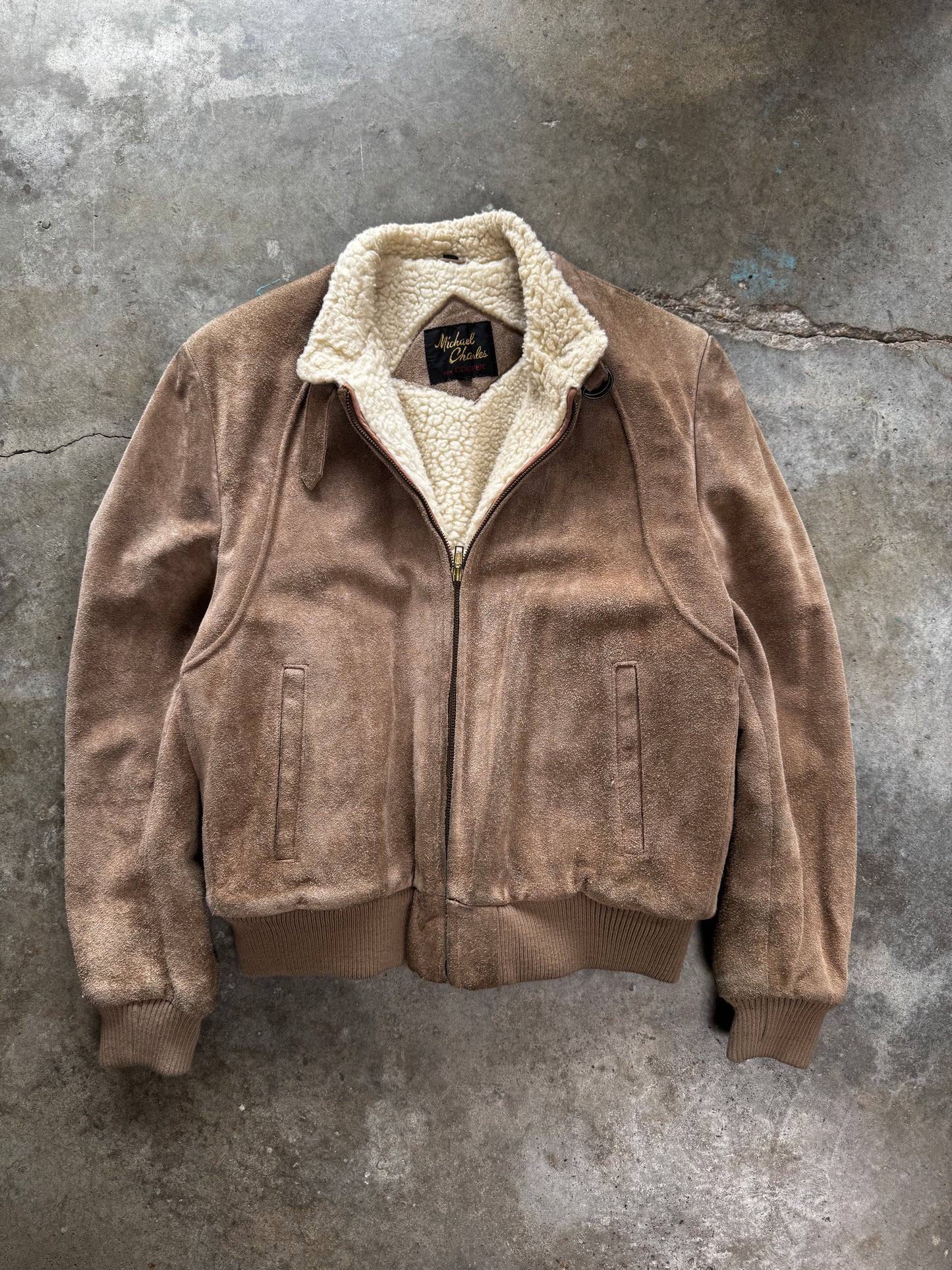 (M) Michael Charles Sherpa-Lined Jacket