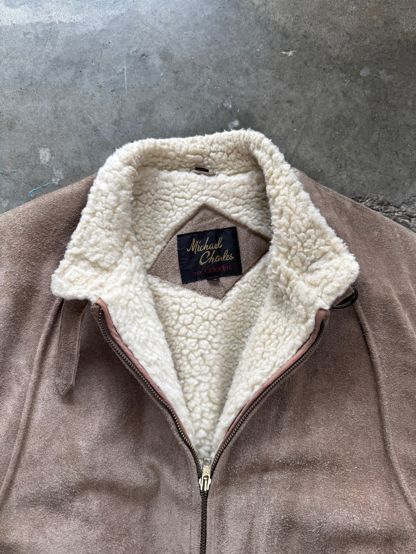 (M) Michael Charles Sherpa-Lined Jacket