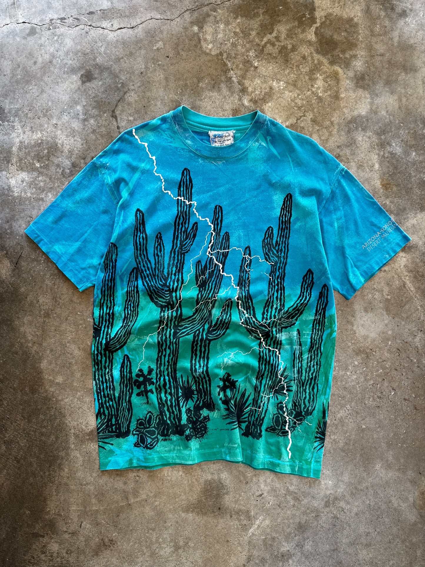 (L) Vintage Desert Lightning AOP Tee