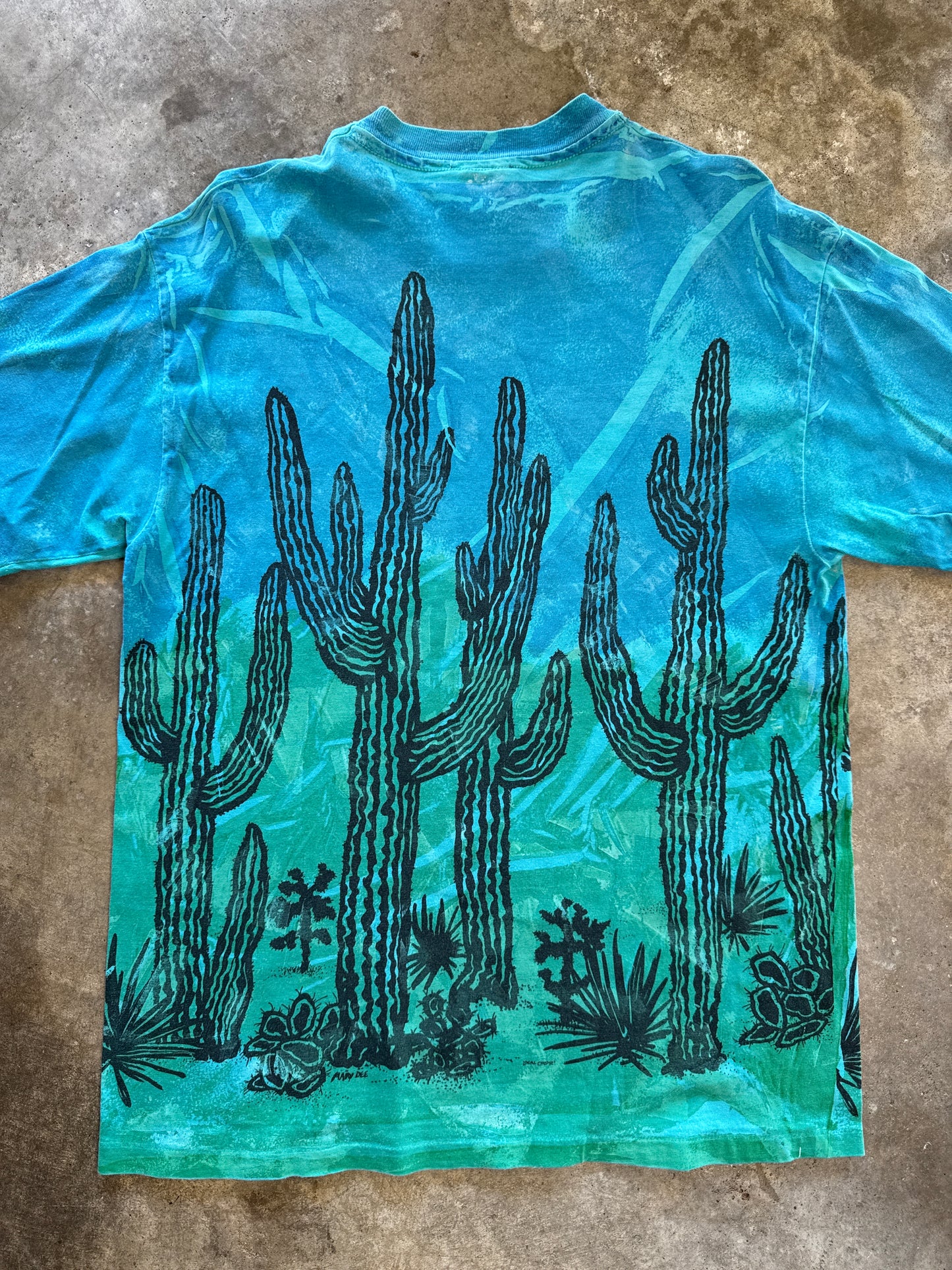 (L) Vintage Desert Lightning AOP Tee