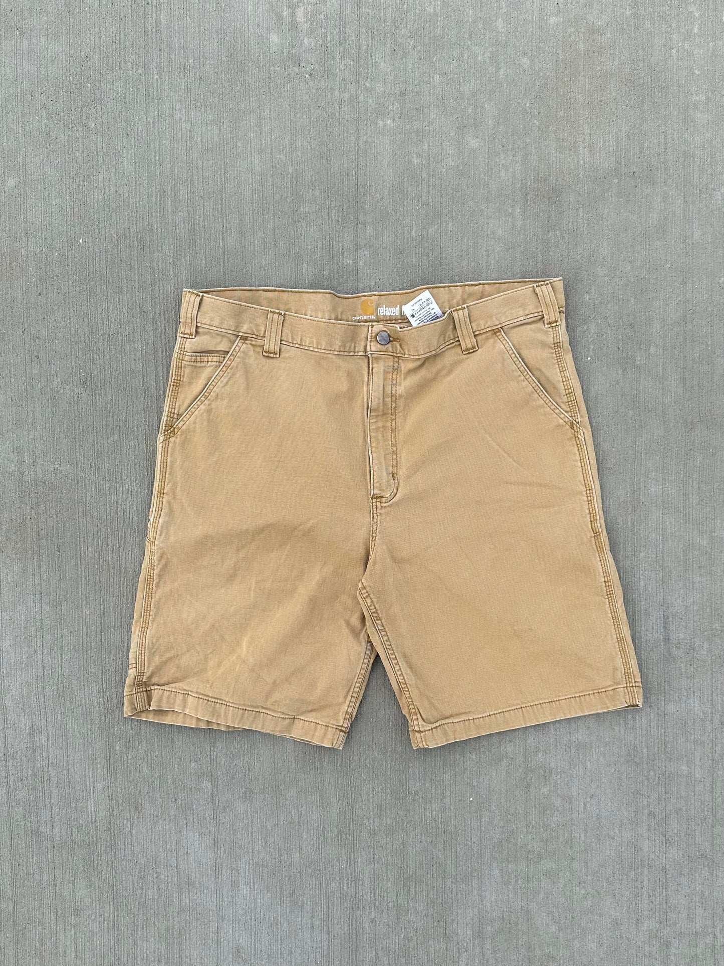 (40) Brown Carhartt Relaxed Fit Shorts