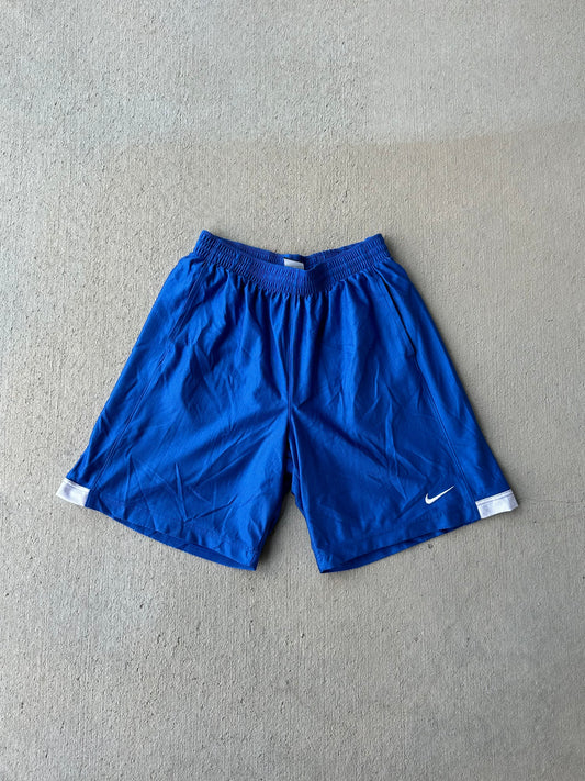 (L) Nike Blue Mesh Shorts