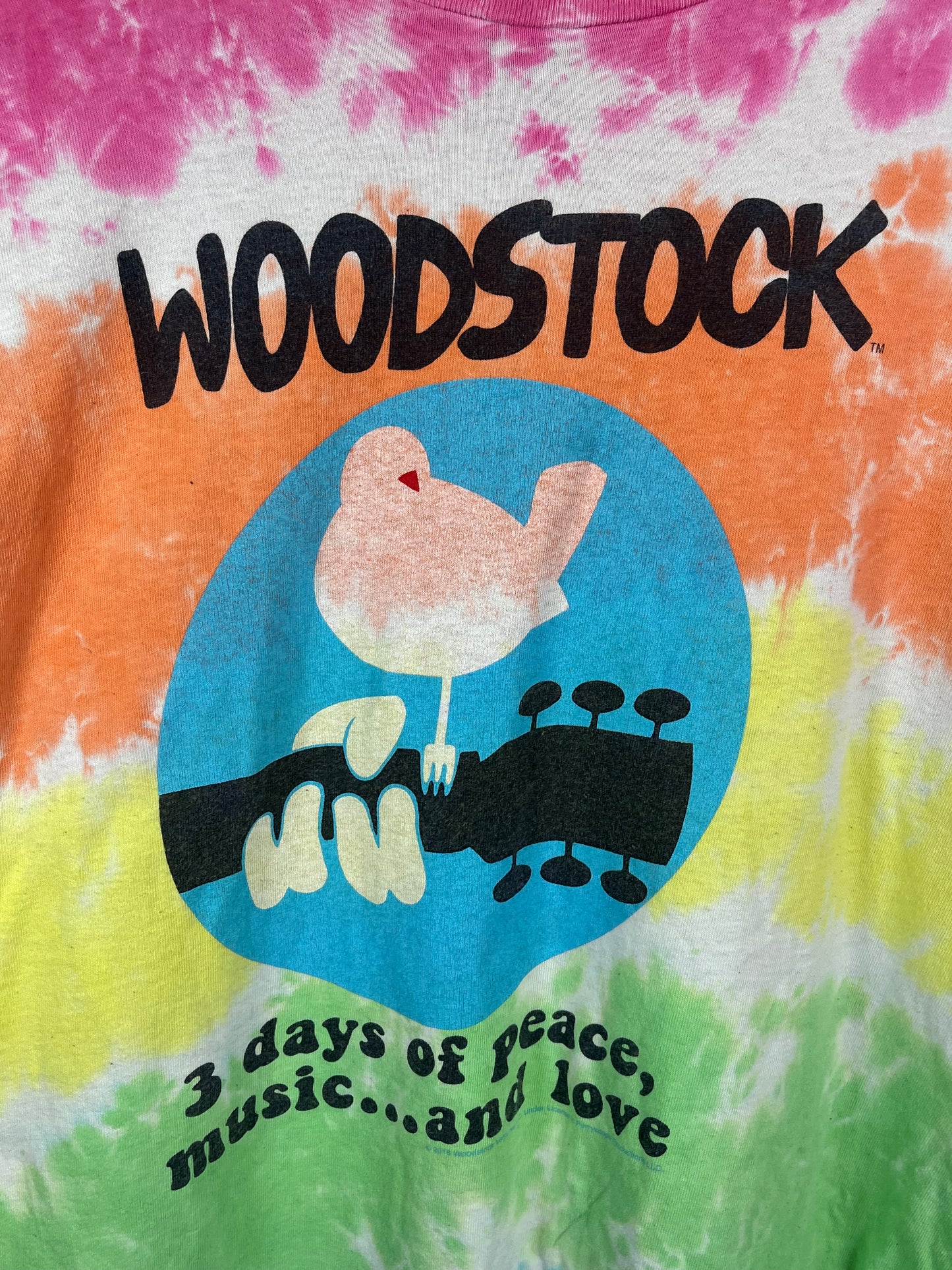 (XXL) Woodstock Liquid Blue Tie-Dye Tee