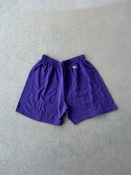 (XL) Vintage Purple Champion Cotton Shorts