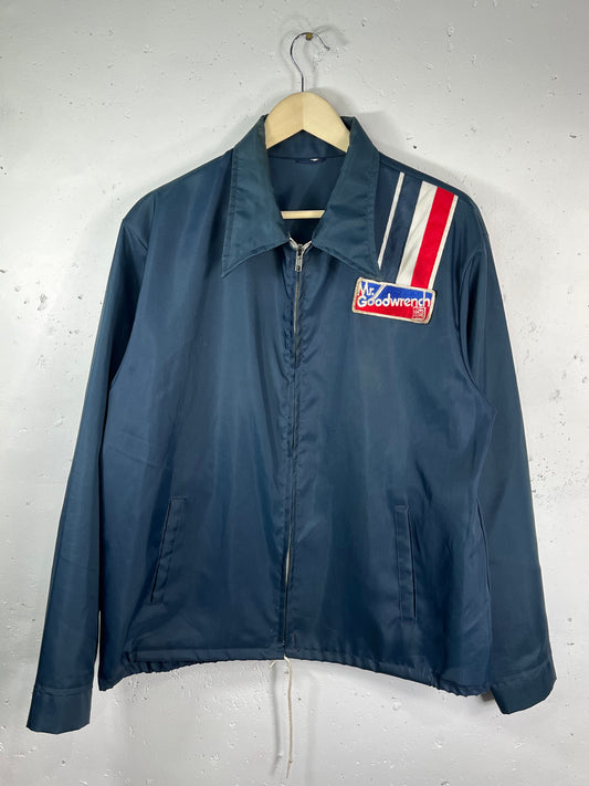 (XL) Vintage Mr.Goodwrench Nylon Zip-Up