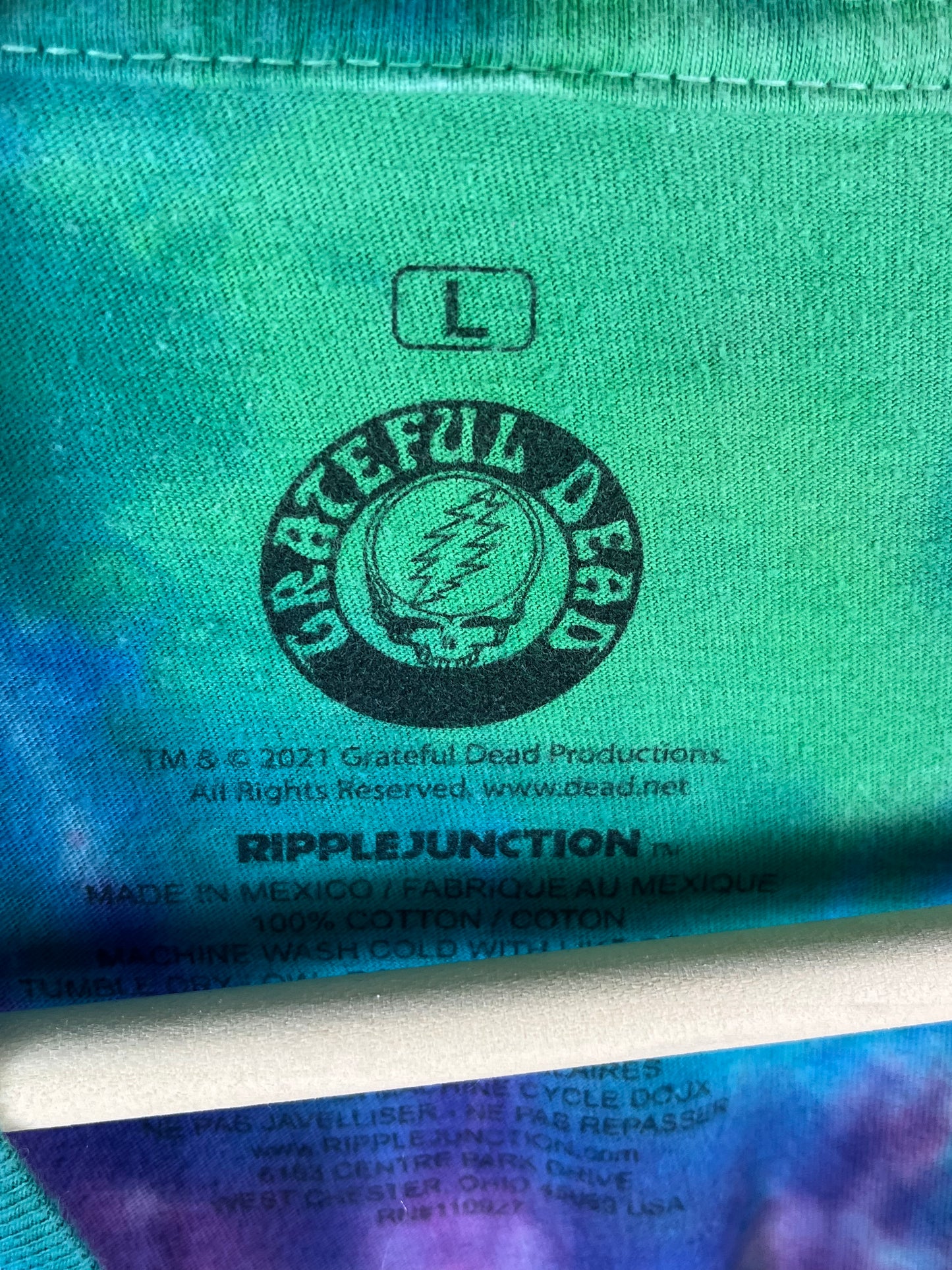 (L) Grateful Dead Tie-Dye Tee