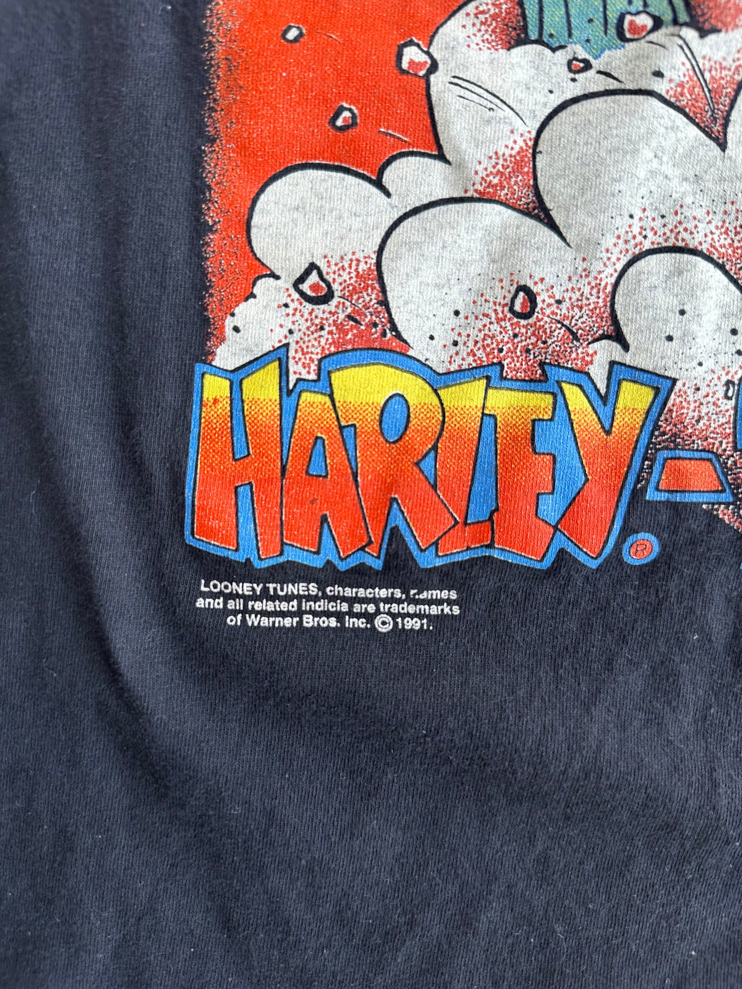 (L) 1991 Harley Davidson x Looney Tunes Tee