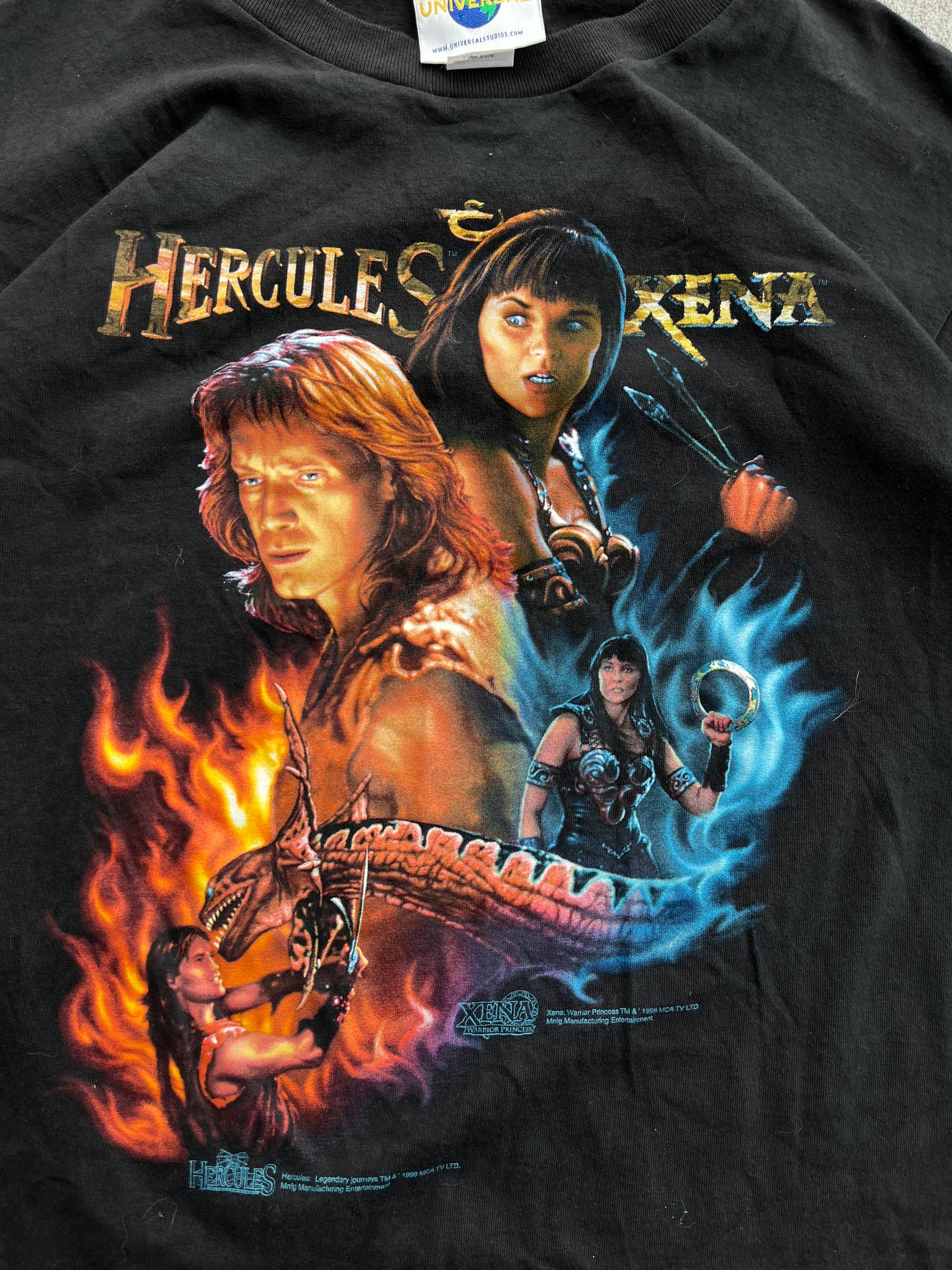 (M) 1998 Hercules Movie Promo Tee