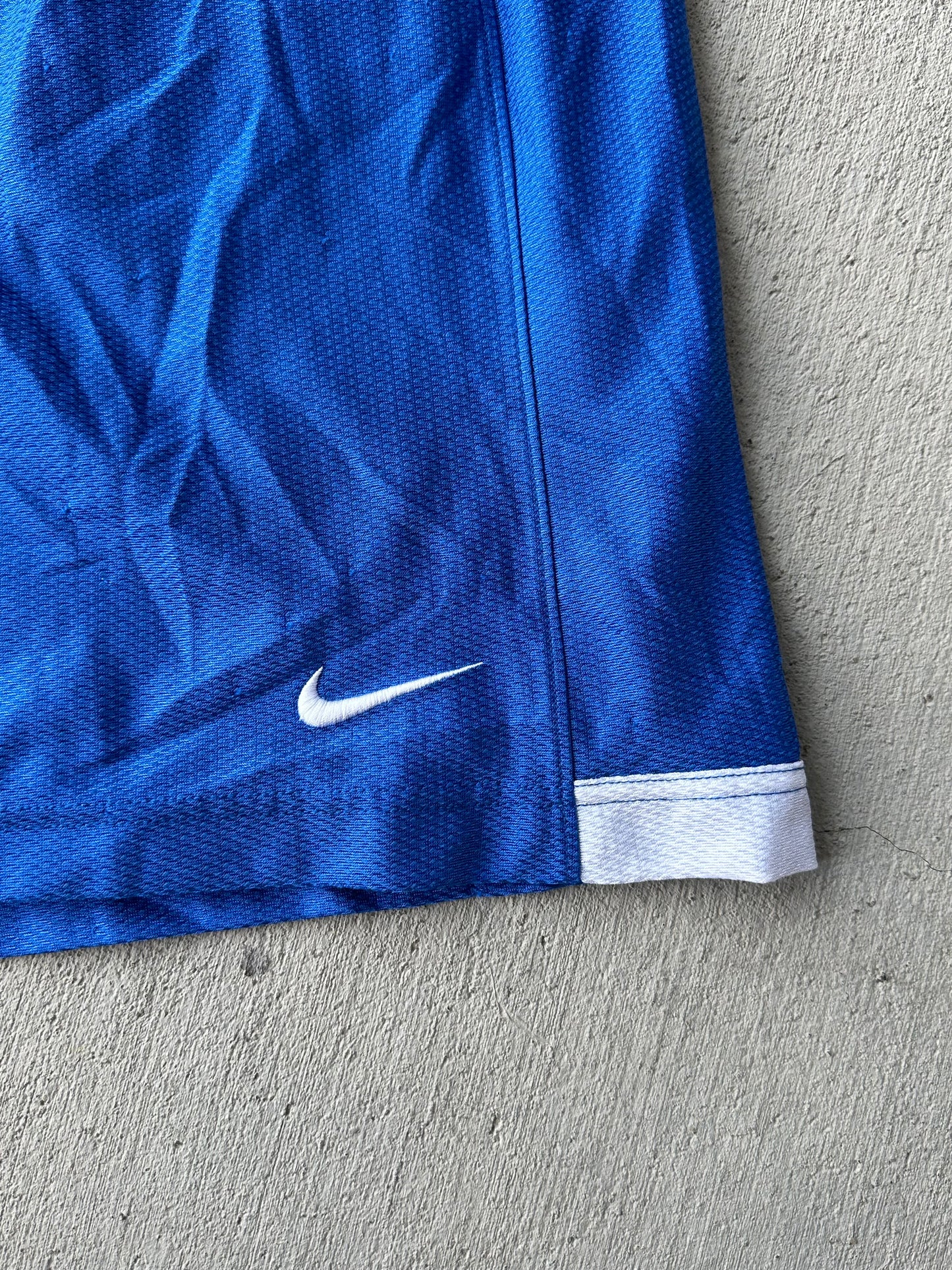 (L) Nike Blue Mesh Shorts