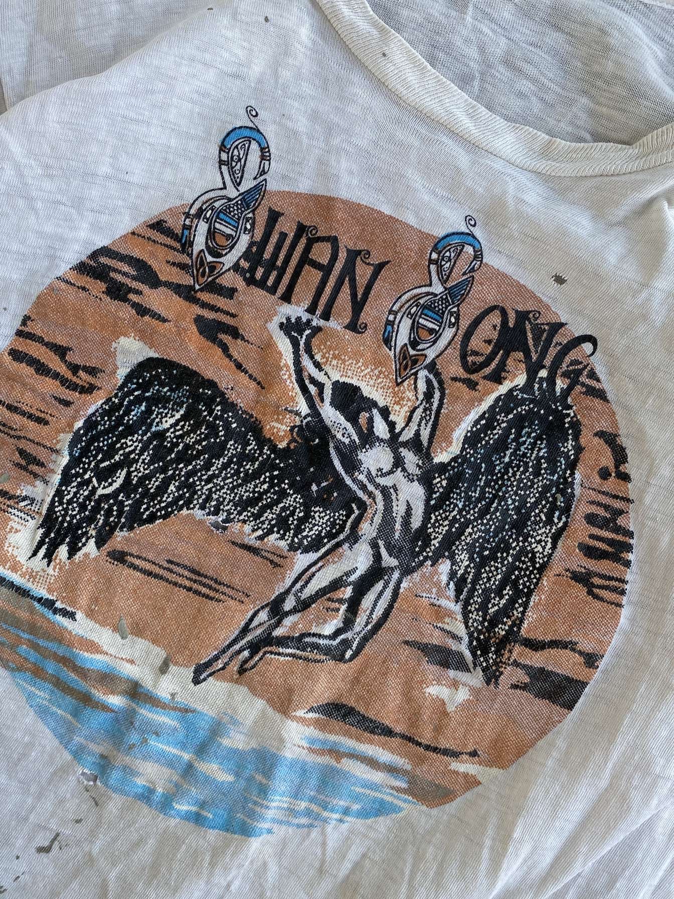 (M) Vintage 80s Led Zeppelin Swan Song Tour Tee