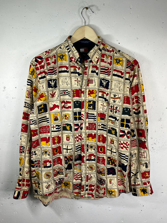 (XL) Tommy Hilfiger Flags Button-Up