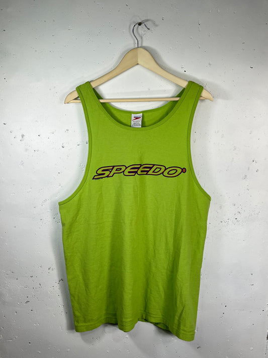 (L) 1998 Speedo Lime Tank-Top