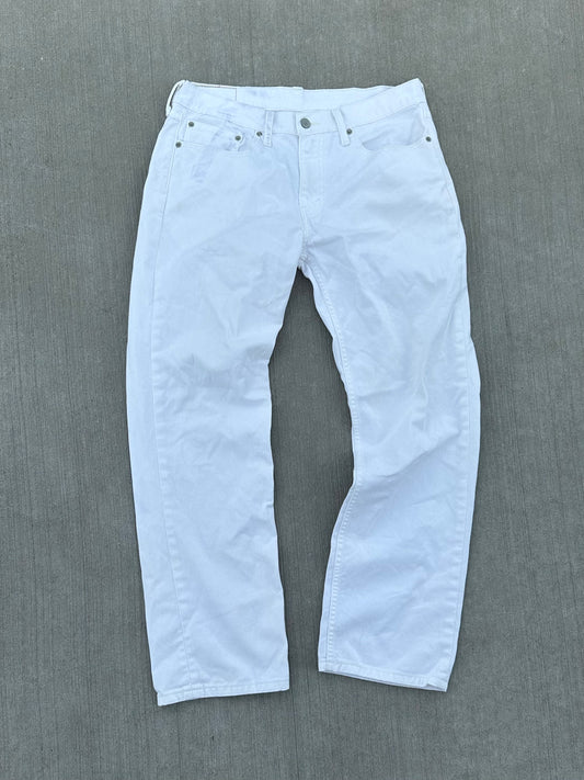 (36 X 30) White Levis 514 Jeans