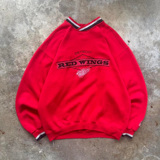 (L) Vintage Detroit Red Wings Sweatshirt