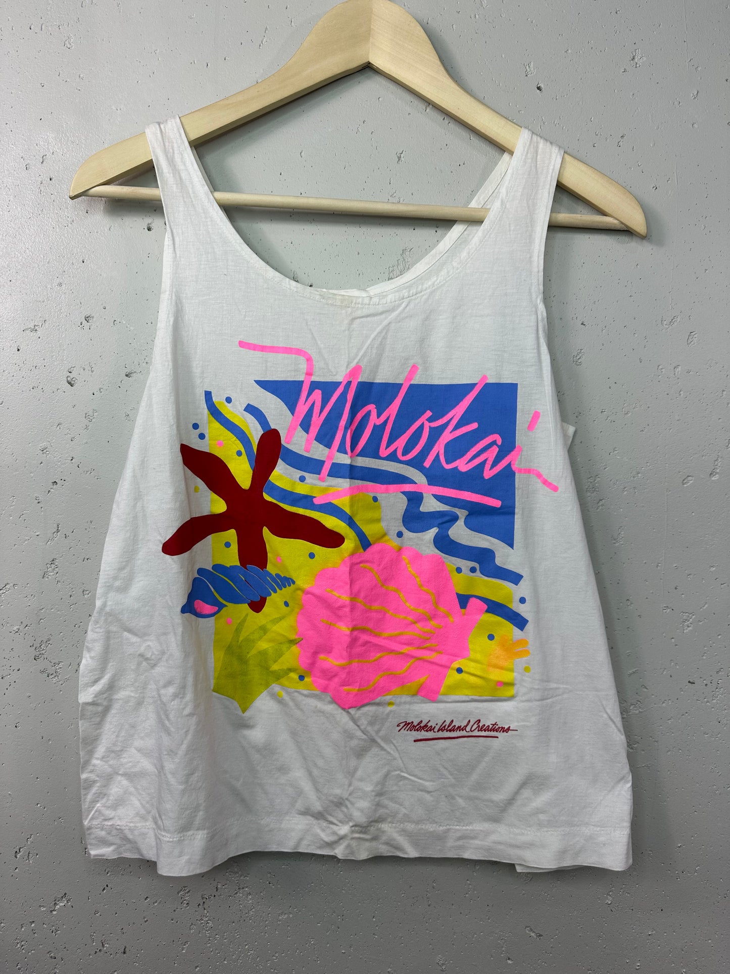 (M/L) 80s Molokai Hawaii Tank-Top